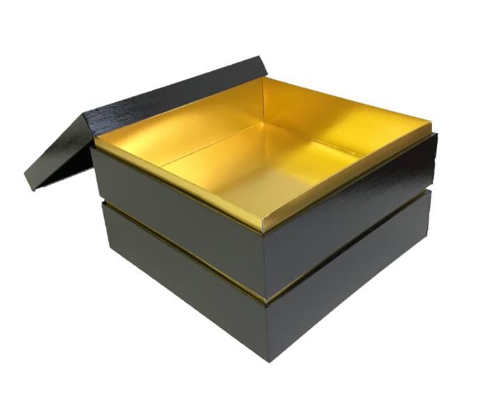 紙重箱 7寸 黒・朱 2段 10セット – お箱やさん 紙重箱 7寸 黒・朱 2段 10セット – お箱やさん